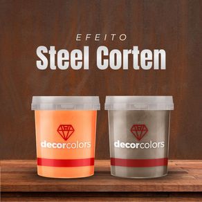KIT EFEITO STEEL CORTEN - DECOR COLORS