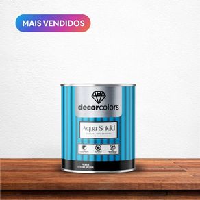 Tinta Emborrachada Impermeável Aqua Shield - Decor Colors Tinta Aqua Shield Pintura Impermeável Branca 4,3 kg - Decor Colors