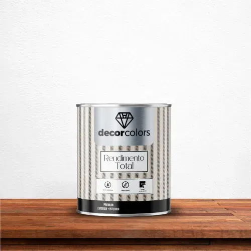 Tinta Premium Rendimento Total  - Decor Colors - DECOR COLORS RENDIMENTO TOTAL BRANCA 4,3 KG